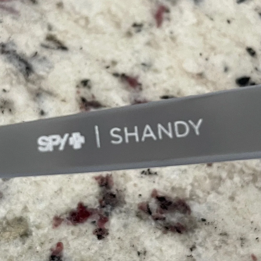 Spy Optic Shandy Matte‎ Grey Silver Mirror Square Sunglasses 52-20-147
